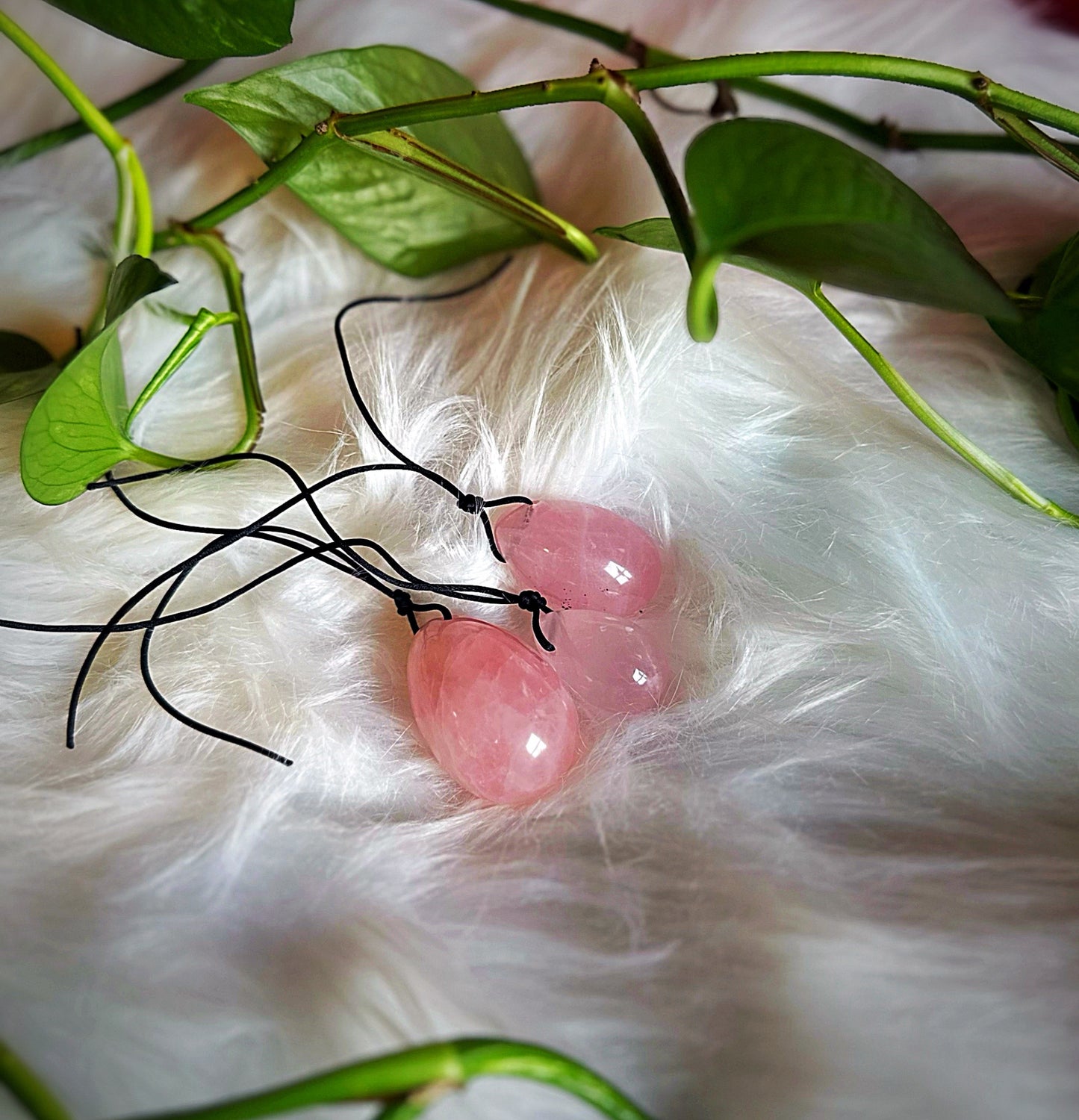 Rose quartz Yoni eggs