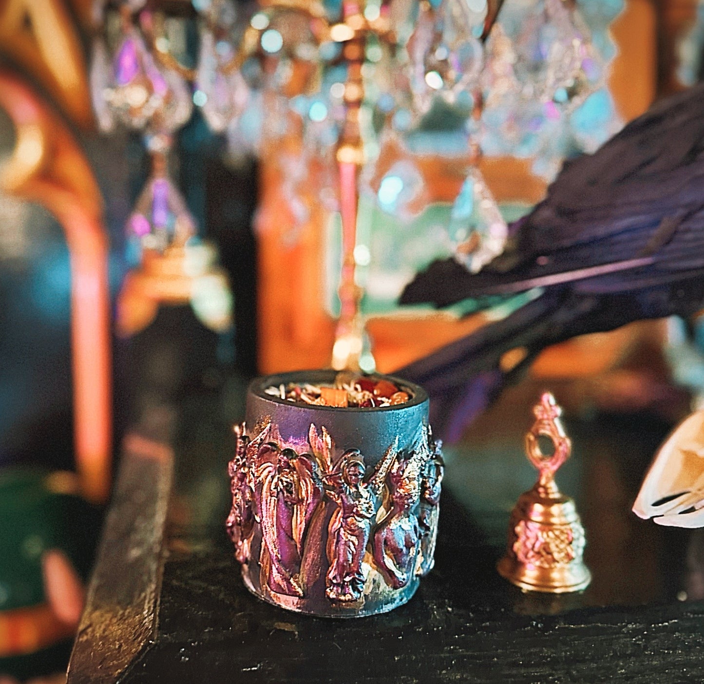 Archangel bloom candle grounding