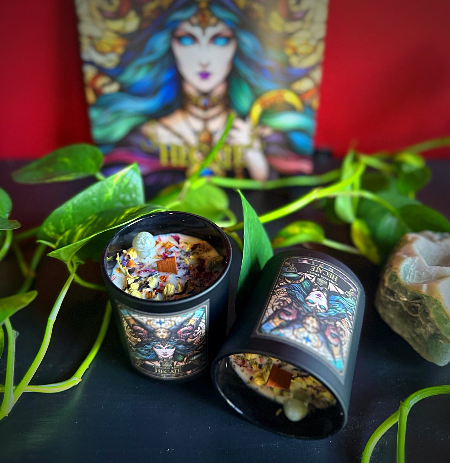 Goddess Hecate candle