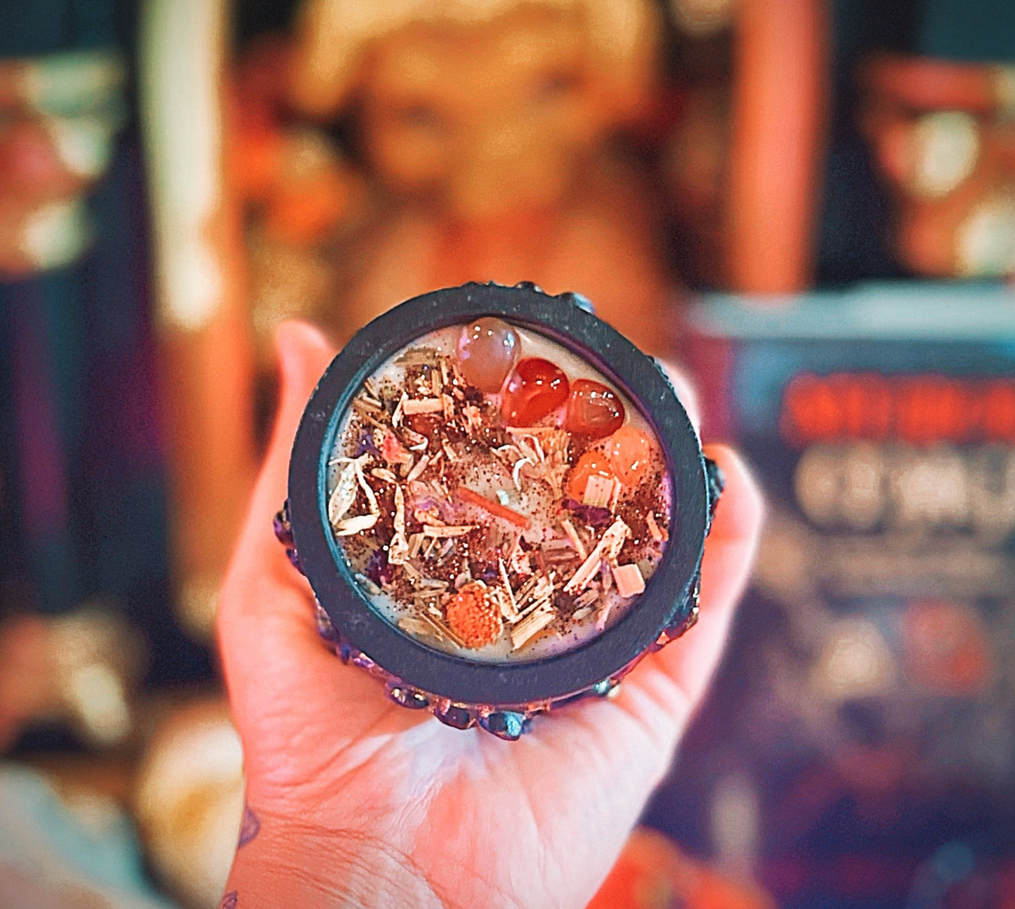 Archangel bloom candle grounding