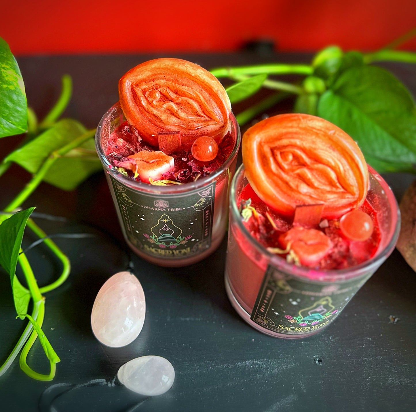 Sacred yoni candle