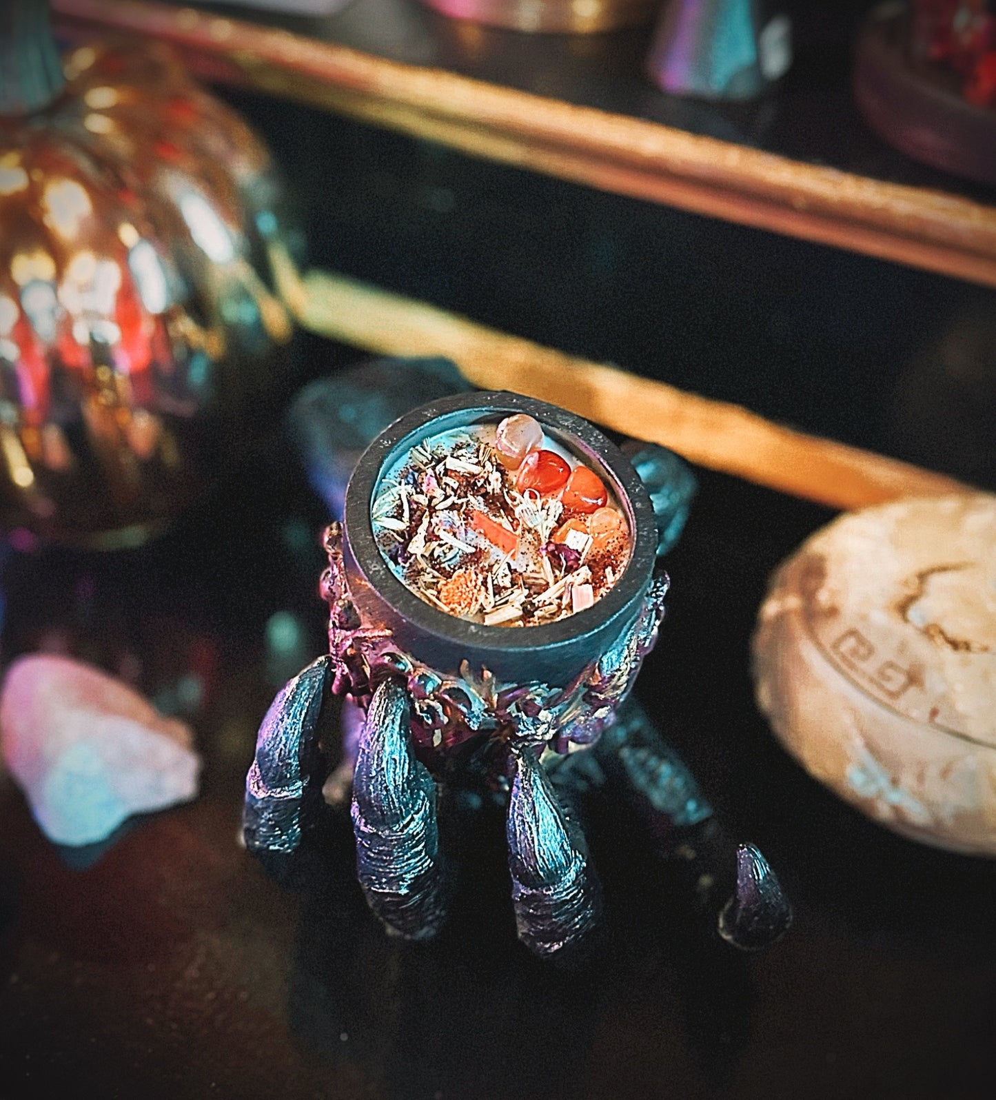 Archangel bloom candle grounding