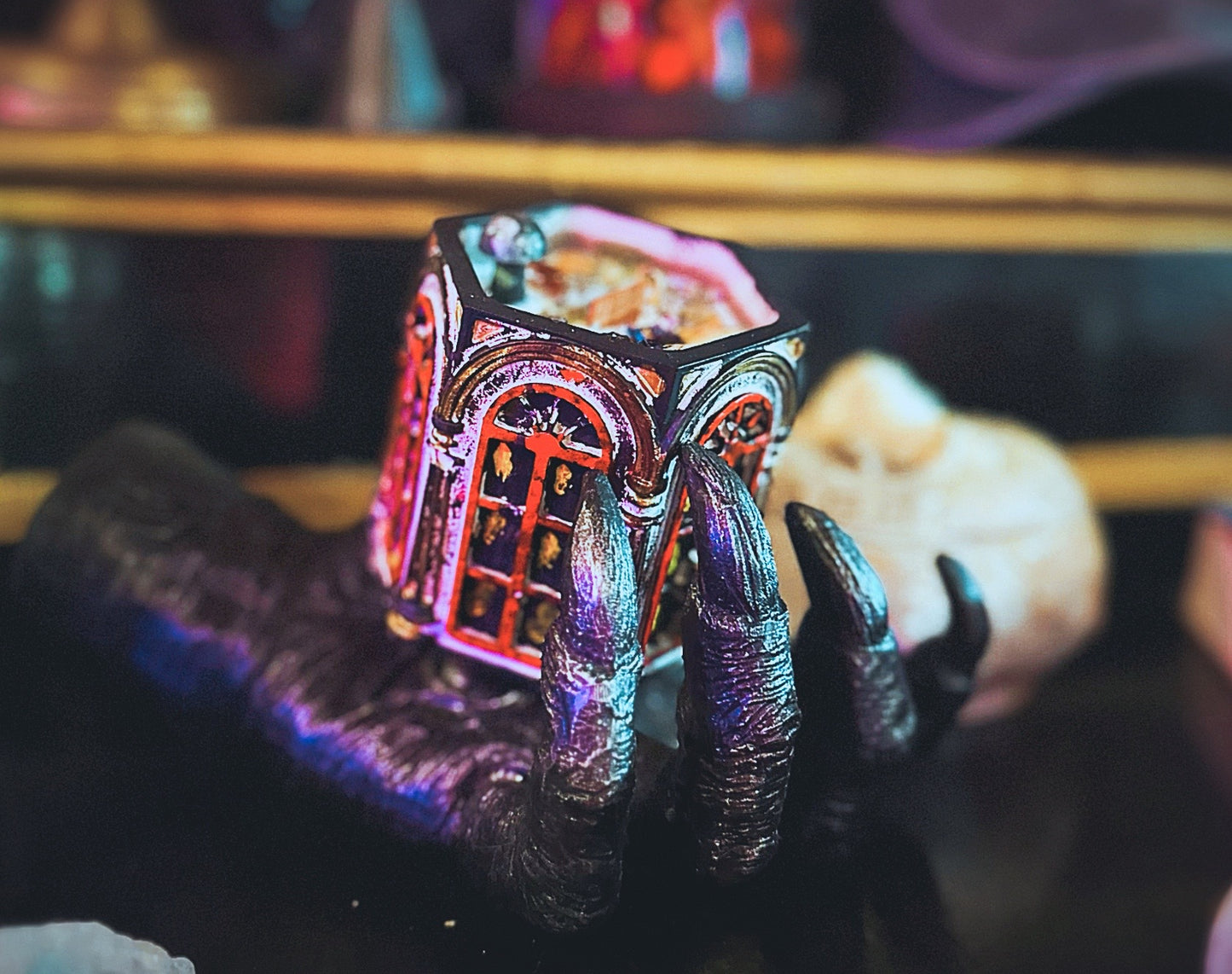 Haunted mansion bloom candle