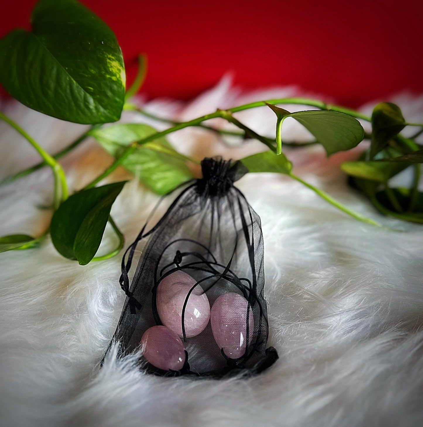 Rose quartz Yoni eggs