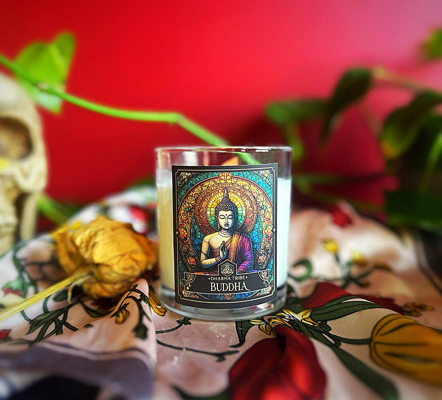 Buddha candle