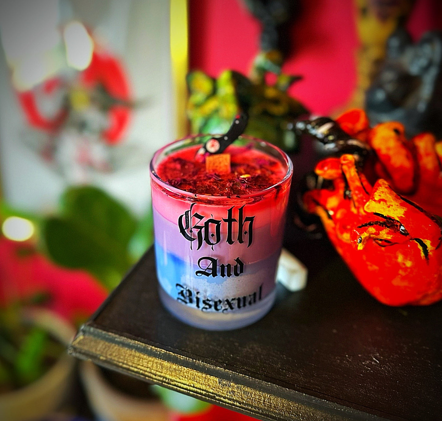 Goth and bisexual candle