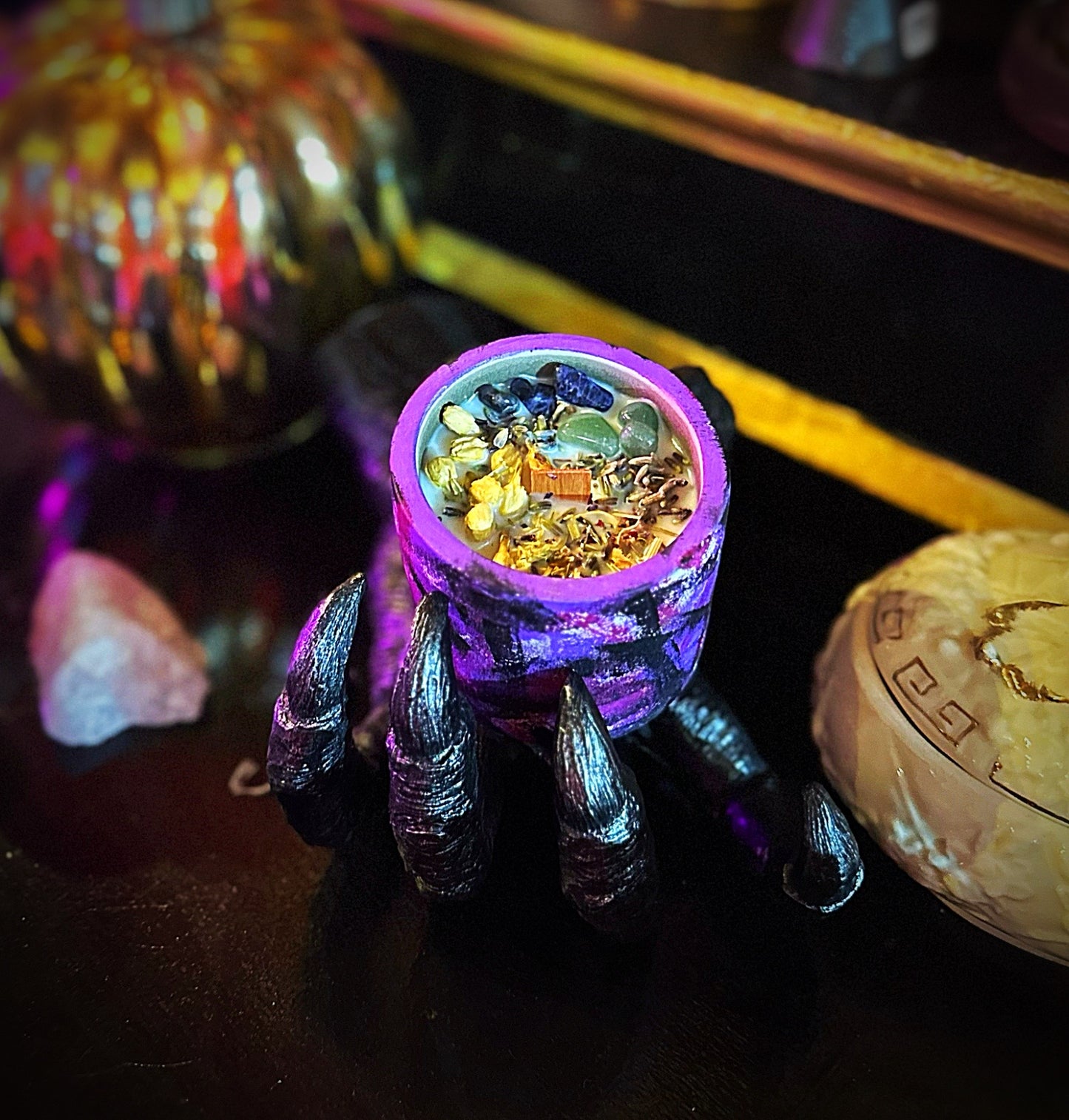 Bloom candle love and emotional healing