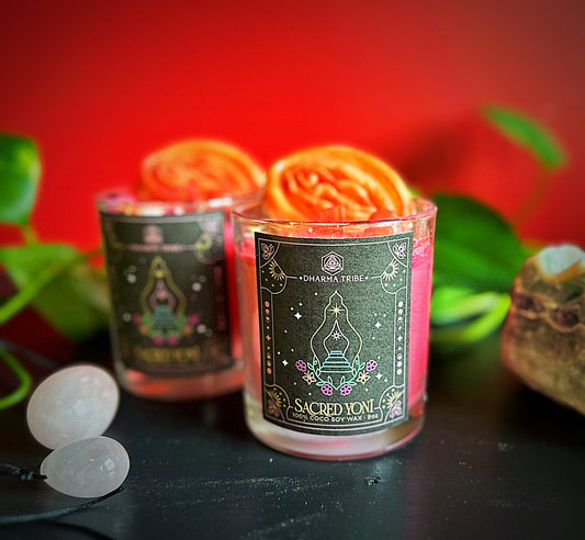 Sacred yoni candle