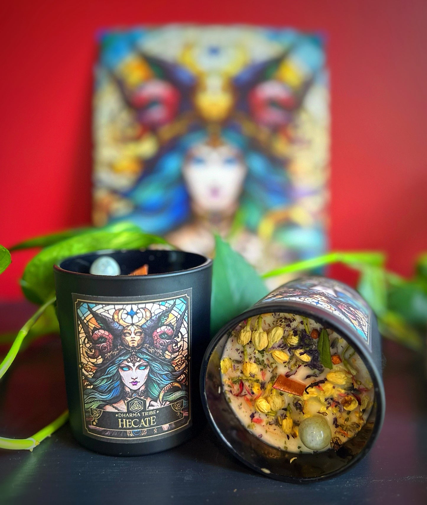 Goddess Hecate candle