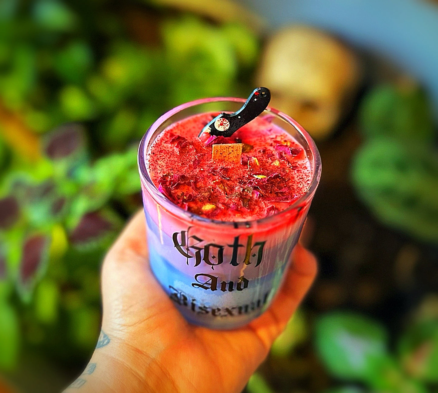 Goth and bisexual candle