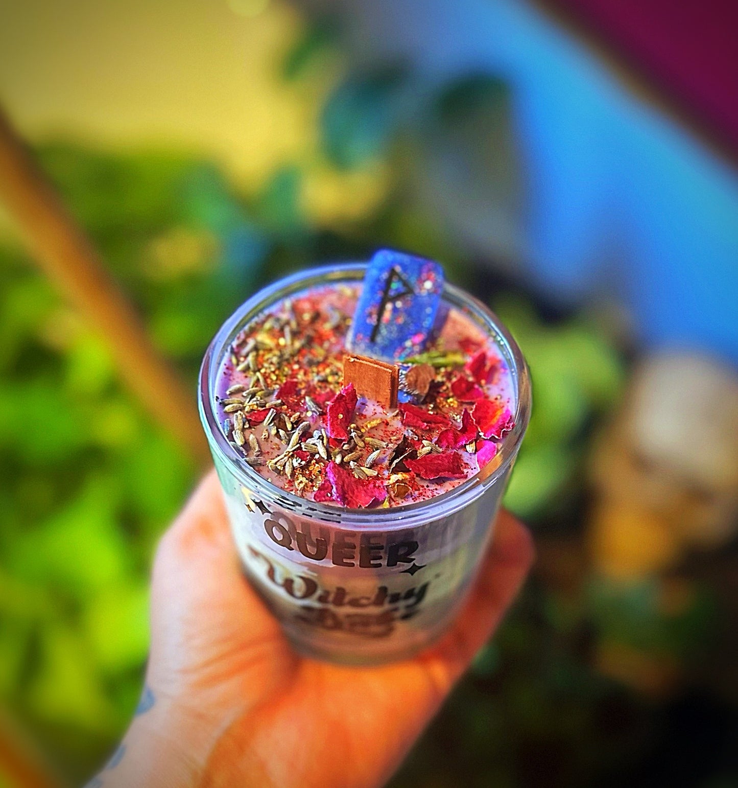 Queer witchy babe candle