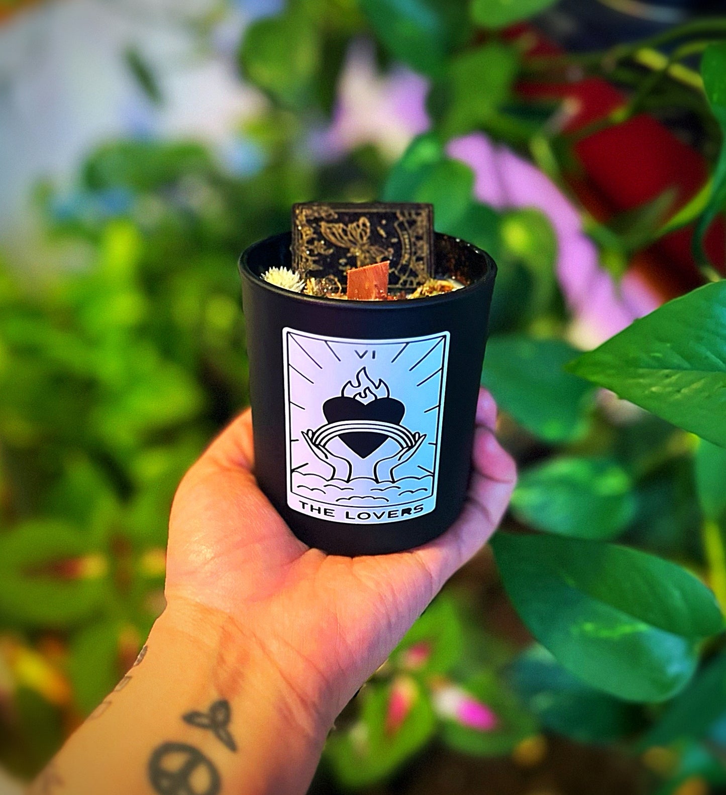 The lovers candle