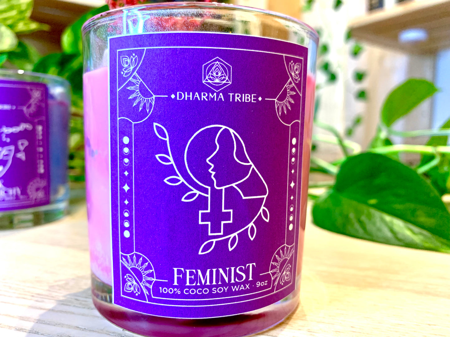 Feminist candle